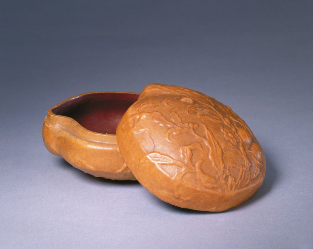 图片[1]-Pao made peach box with longevity pattern-China Archive